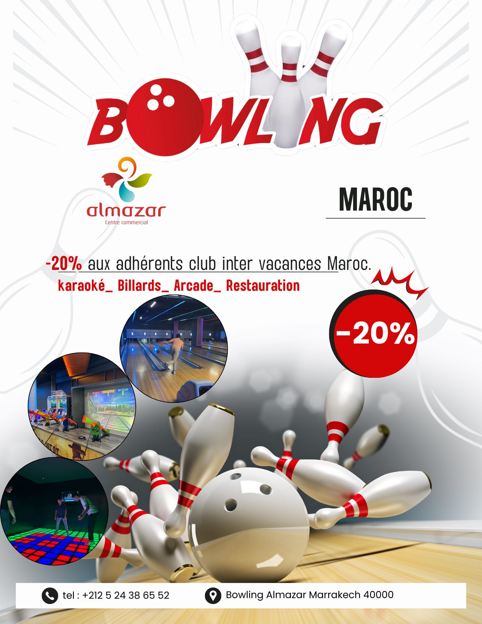 BOWLING AL MAZAR MARRAKECH